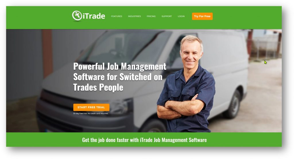 iTrade Homepage