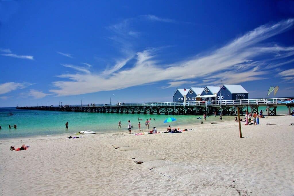 Busselton Beach and Jetty